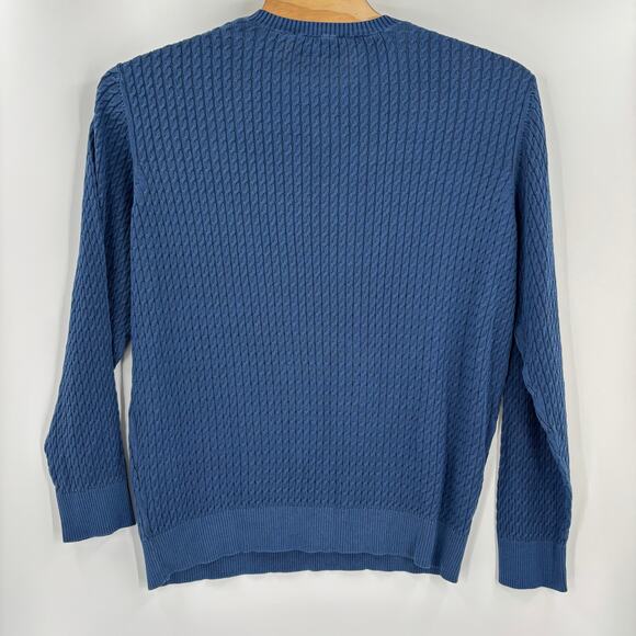 Vineyard Vines XL Navy Blue Cable Knit Long Sleeve Pullover Sweater NWT - Picture 6 of 6